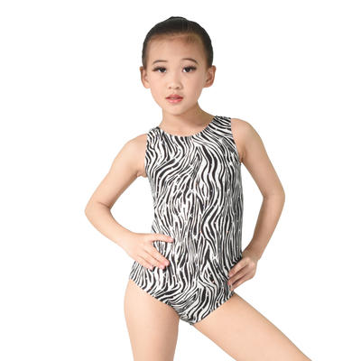 Tank Leotard Animal Prints with Holograms Sequins for Girls Performance Wear and Class wear