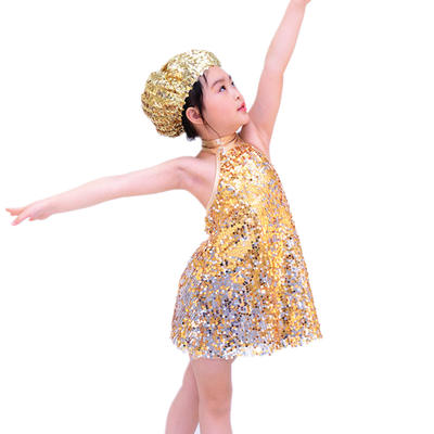 MiDee  SequinsJazz & Tap Dance Dress Latin Dance Costume