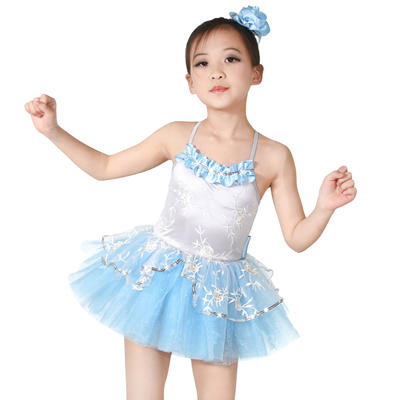 Dance Costumes Ballet Tutus Lyrical Dress for Girls Kids Party Dresses Flower Girls Dresses