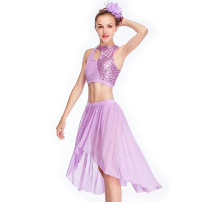 MiDee Sequins Elegant Modern Ballet Dance Costumes Belly Dance Wear